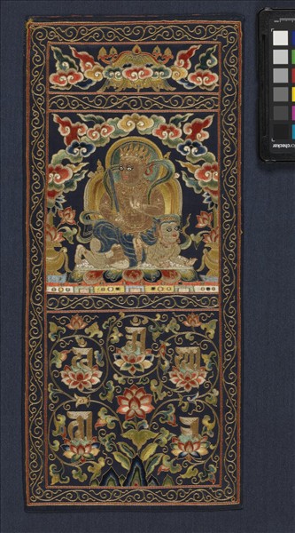 中國 世界之神刺繡片幅