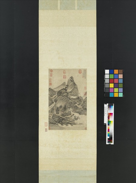 明徐賁畫山水　軸