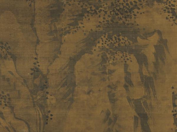 明戴進溪山雪霽　軸