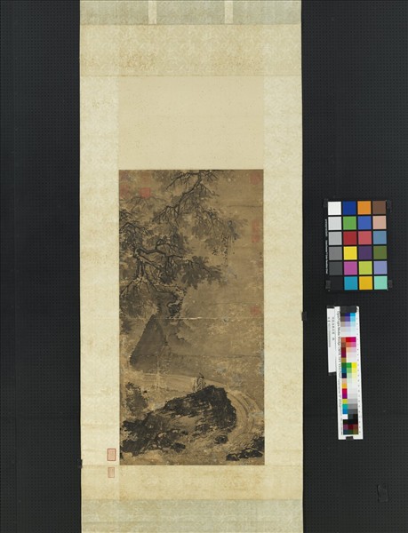 明戴進聽泉圖　軸