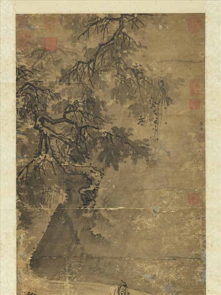 明戴進聽泉圖　軸