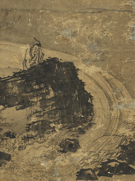 明戴進聽泉圖　軸