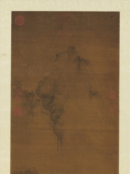 明夏芷風雨歸程圖　軸