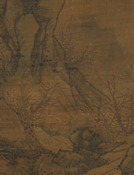 明林廣春山圖　軸