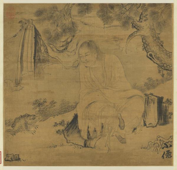 明吳偉畫劉海蟾　軸