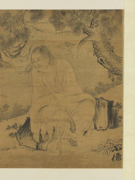 明吳偉畫劉海蟾　軸