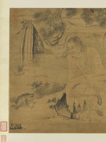 明吳偉畫劉海蟾　軸