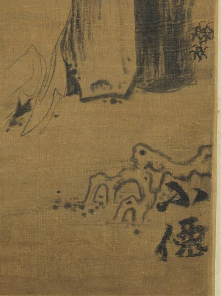 明吳偉畫劉海蟾　軸