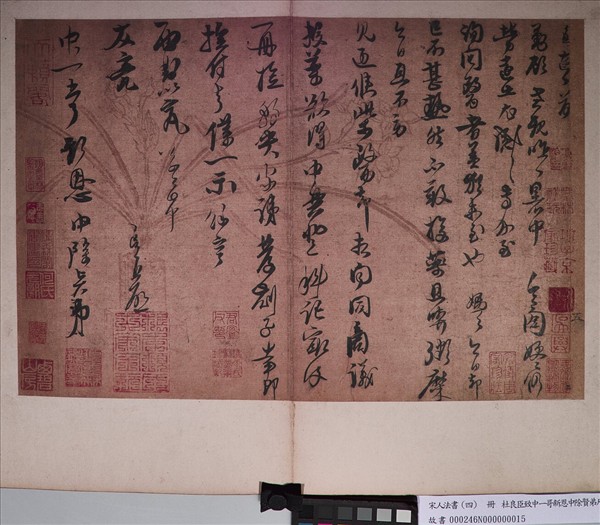 宋人法書（四）　冊　杜良臣致中一哥新恩中除賢弟尺牘