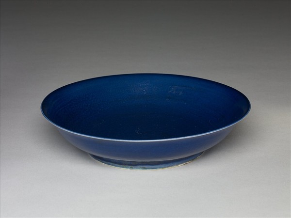 霽青釉盤