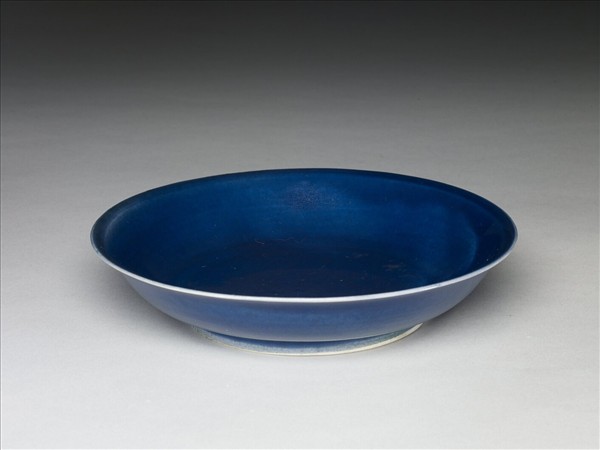 霽青釉盤
