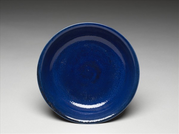 霽青釉盤