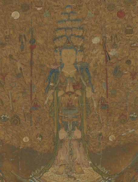 宋人畫千手千眼觀世音菩薩　軸