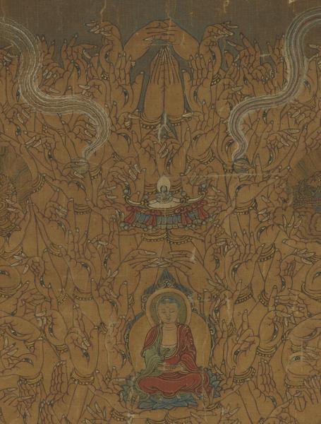 宋人畫千手千眼觀世音菩薩　軸