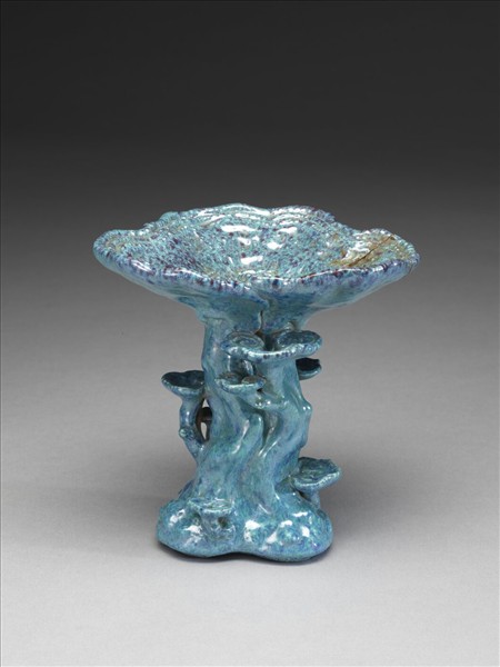 爐鈞釉靈芝花插