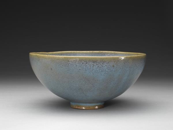 鈞窯茶碗 鈞窯天藍釉碗- 故宮