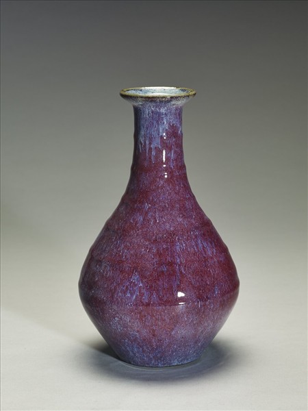 鈞釉弦紋瓶