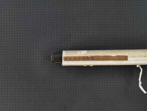 明陳淳江流澄碧圖　軸