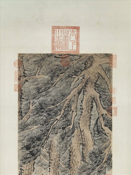 明錢穀畫採芝圖　軸