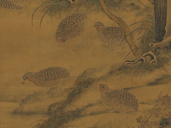 明陸治久安大吉圖 軸