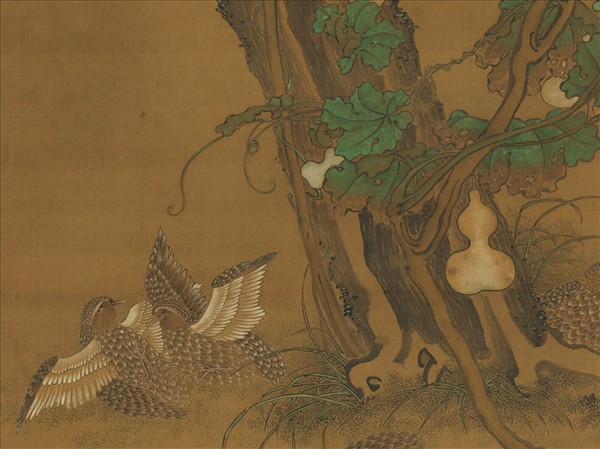 明陸治久安大吉圖 軸