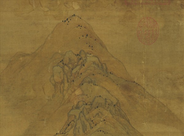 明宋旭清吟消夏圖　軸