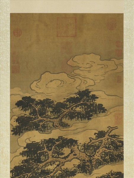 明宋旭畫羅漢　軸