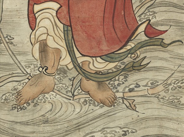 明宋旭畫達摩　軸