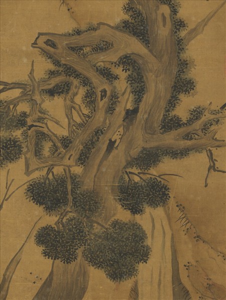 明朱竺百齡添算圖　軸