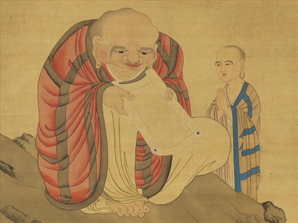 清周禧畫羅漢（甲）　軸