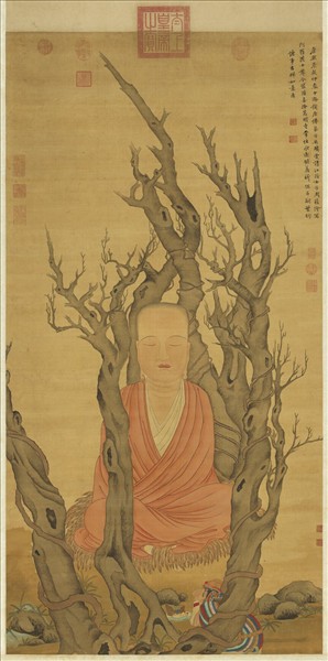 清周禧畫羅漢（丙）　軸