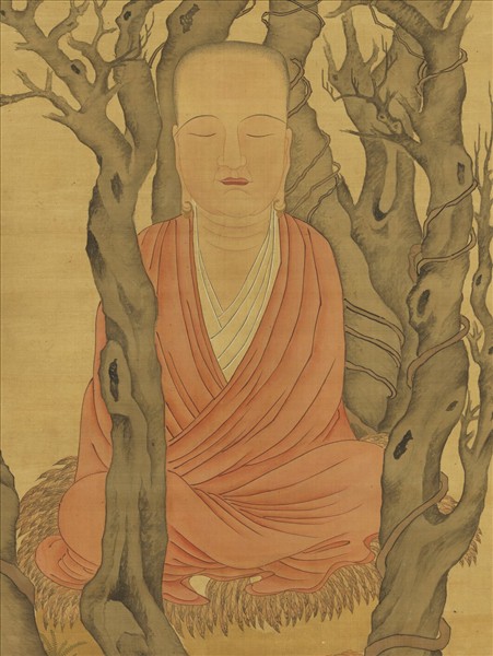 清周禧畫羅漢（丙）　軸