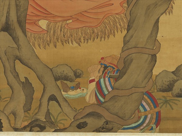 清周禧畫羅漢（丙）　軸