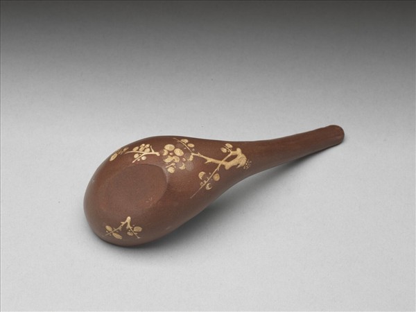 紫砂泥繪梅花紋匙