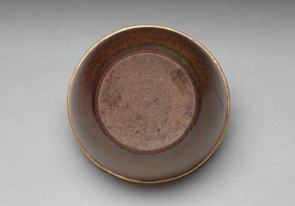 紫砂胎紫金釉套杯