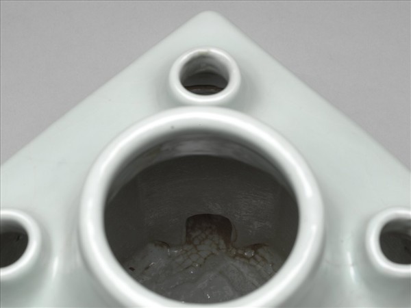 仿官釉五管方瓶