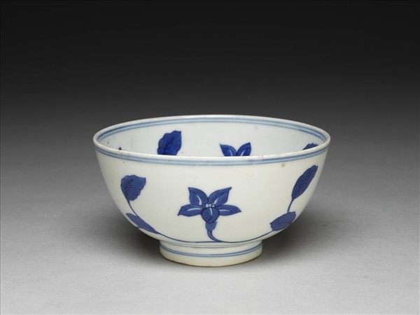 青花花卉紋碗