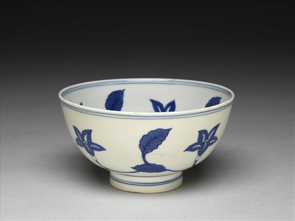 青花花卉紋碗