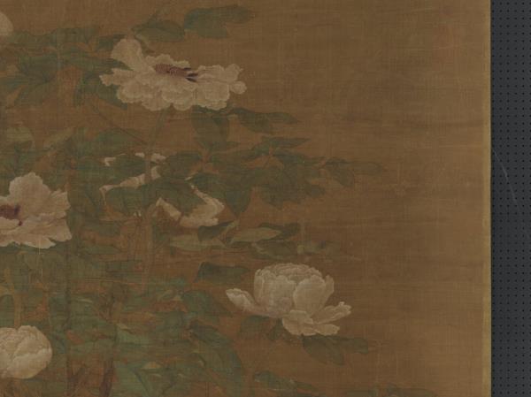 宋人富貴花狸　軸