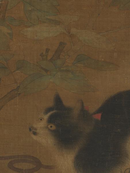 宋人富貴花狸　軸