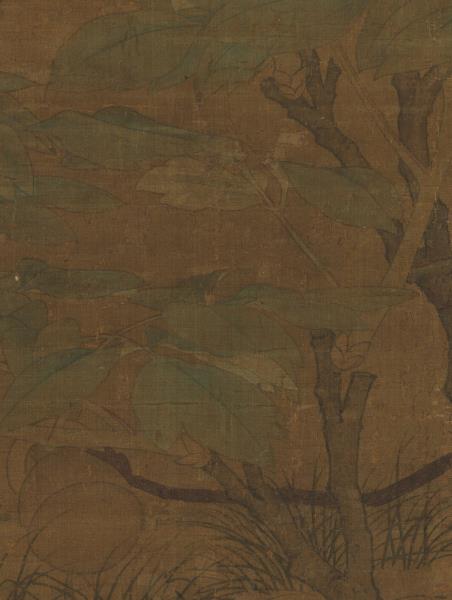 宋人富貴花狸　軸