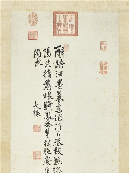 明徐渭畫牡丹　軸