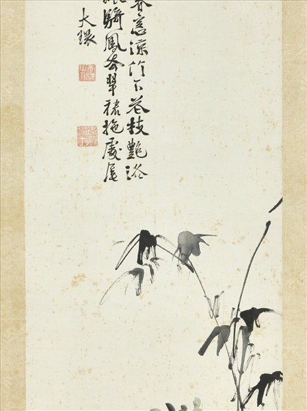 明徐渭畫牡丹　軸