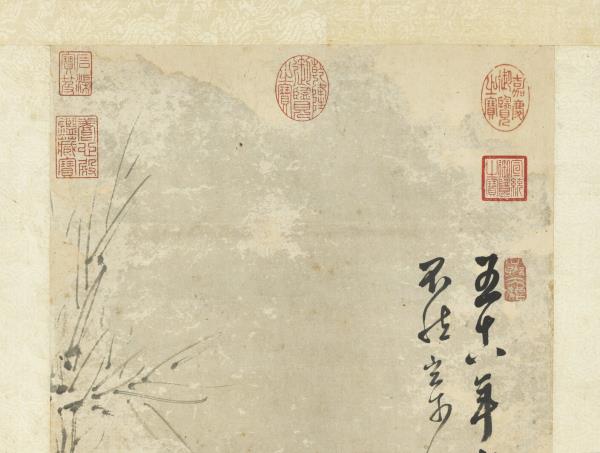 明徐渭牡丹　軸