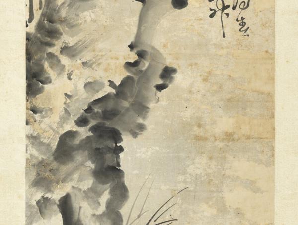 明徐渭牡丹　軸