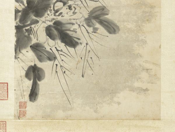 明徐渭牡丹　軸