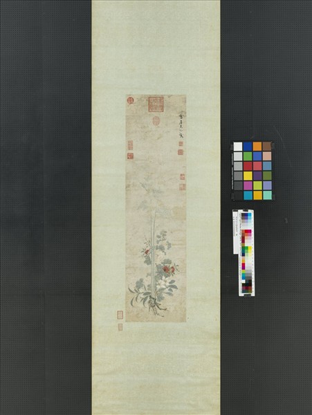 明孫克弘畫端陽景　軸