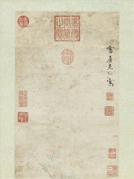 明孫克弘畫端陽景　軸