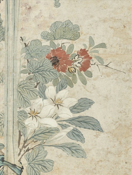 明孫克弘畫端陽景　軸