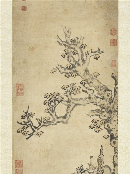 明張宏補衲圖　軸